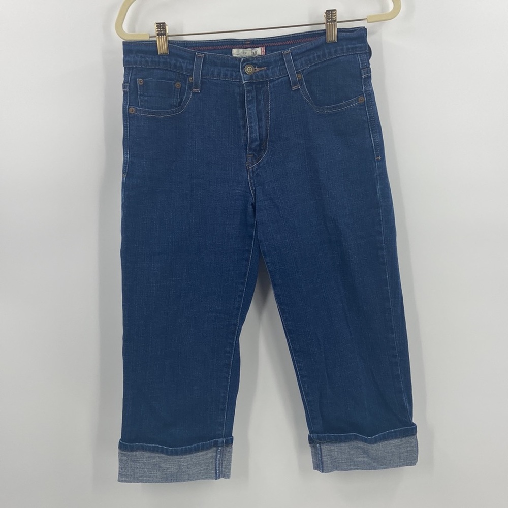 Levi’s 515 jean capri cuffed 5 pockets Size 8 - Picture 11 of 15